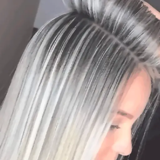 Mechas cabelo platinado